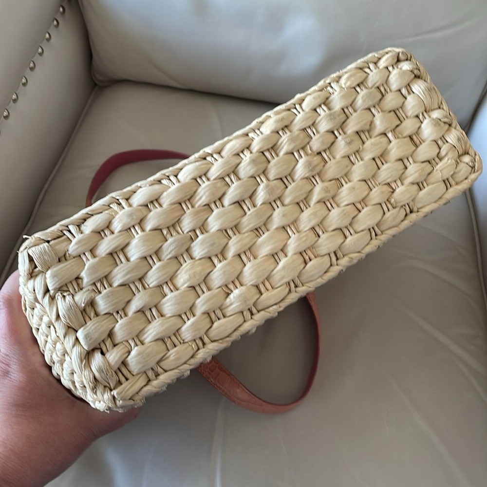Brighton Shelby Straw Floral Shoulder Bag - Picture 13 of 15